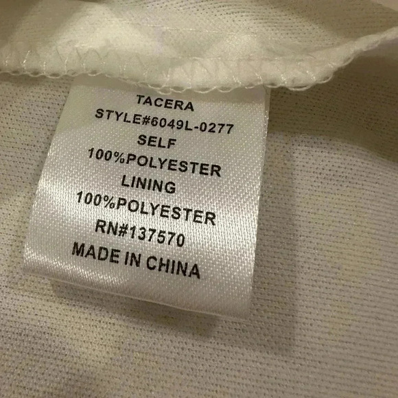 Tacera White Lace Dress Size Small - Picture 5 of 6